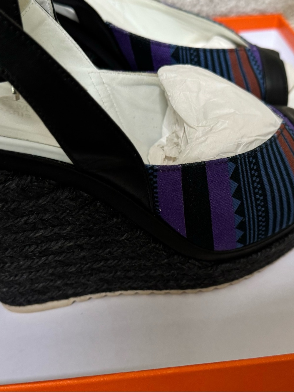 Hermes Wedge Sandals - Picture 6 of 12
